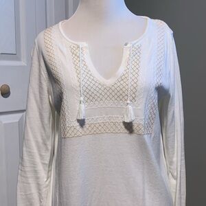 J. Crew Off-White Summer Sweater Sz Small